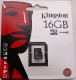 MicroSDHC Card 16GB Kingston Class10