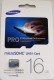 MicroSDHC Card 16GB Samsung Pro Class10